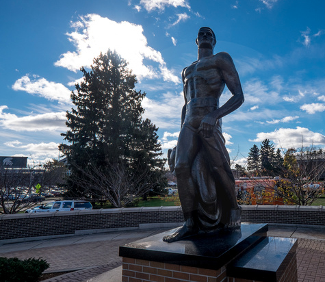 Sparty statue