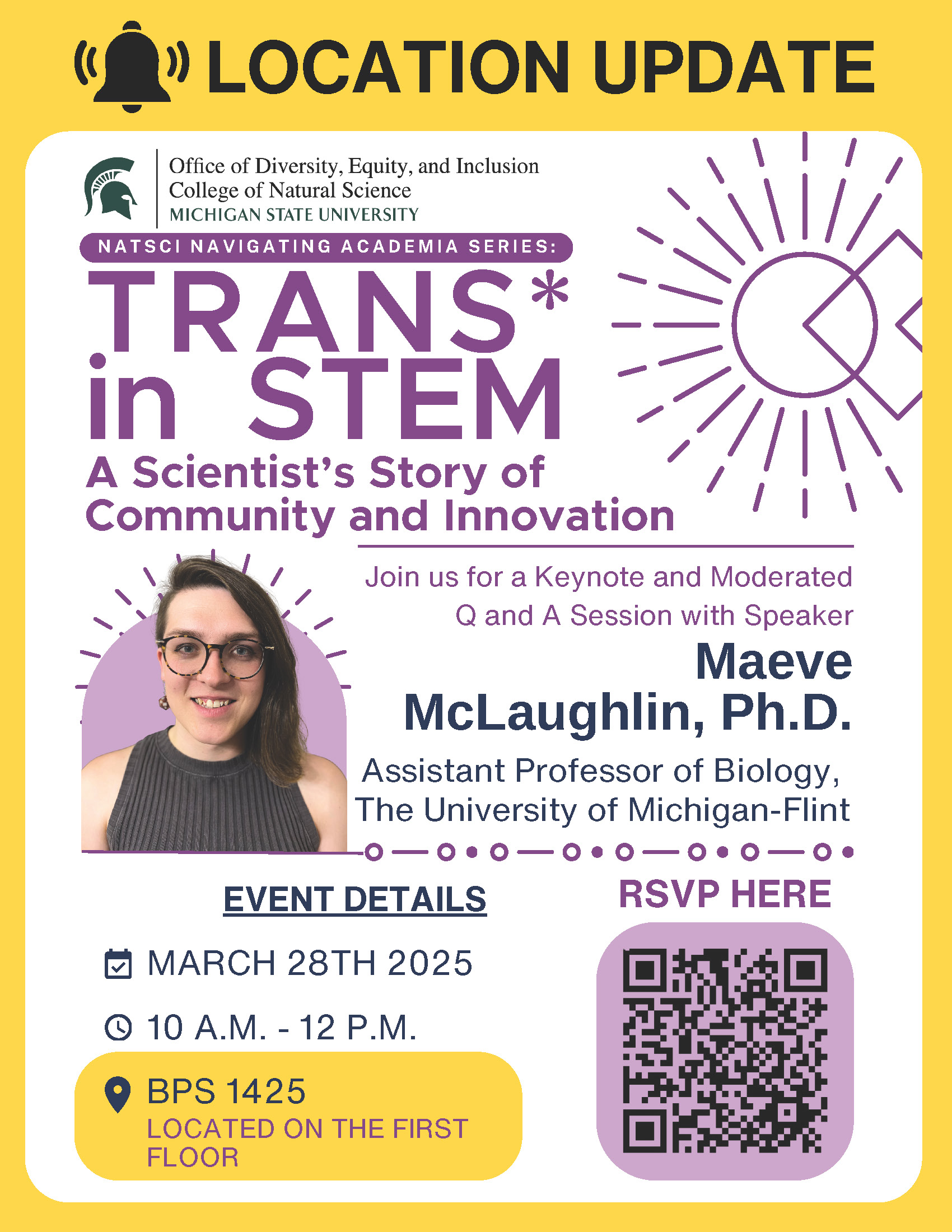 Trans* in STEM flyer