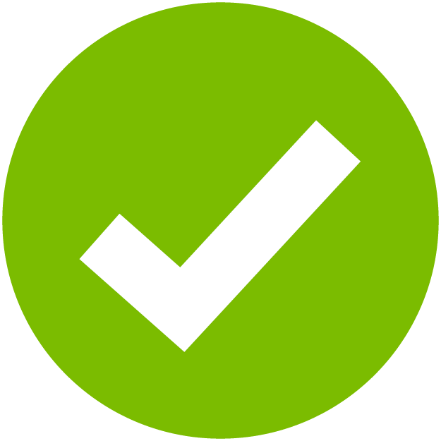 checkmark in circle
