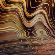 This graphic shows an abstraction of vibrational ripples.