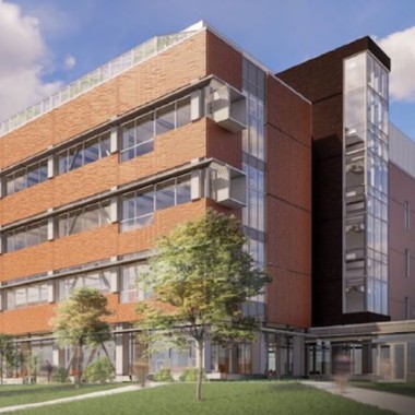 The proposed outside of the new MSU Plant and Environmental Sciences Building. Note the rendering is not yet finalized.