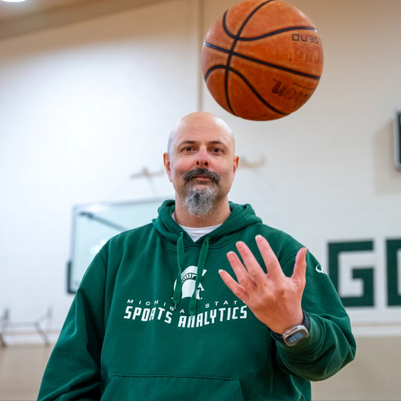 Albert Cohen, director of Michigan State University’s graduate certificate in sports analytics