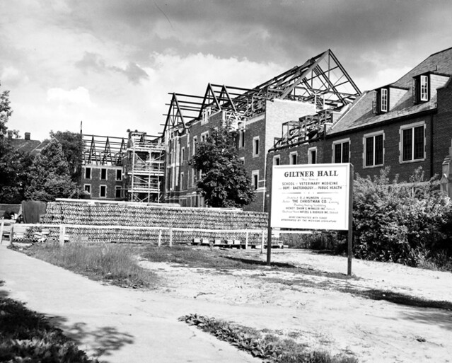 Giltner Hall under construction