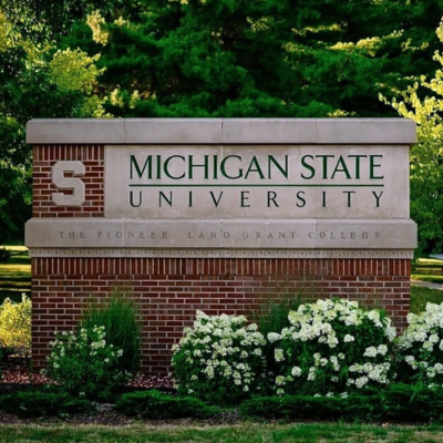 Michigan State University Sign