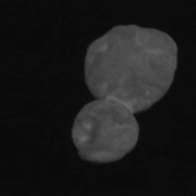 snowman shaped object moving in space