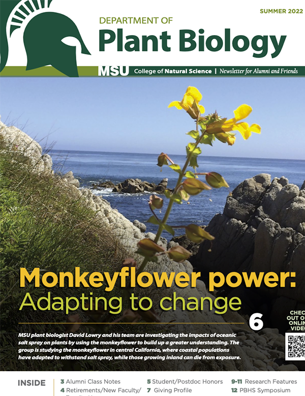 Plant Biology 2022 Newsletter Cover