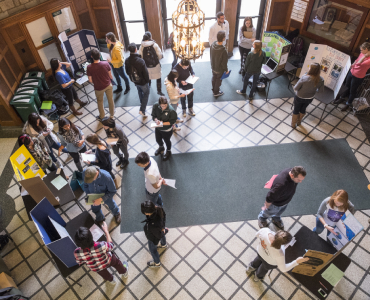 group of students at an event