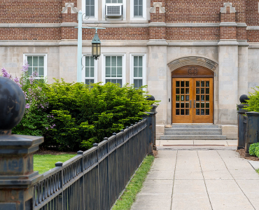 Natural science building entrance