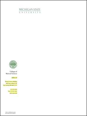 NatSci letterhead