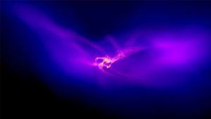 Zoom image of black hole formation