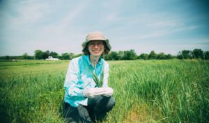 Image of Ashley Shade in a field