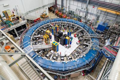 Image of Muon g-2 magnet ring