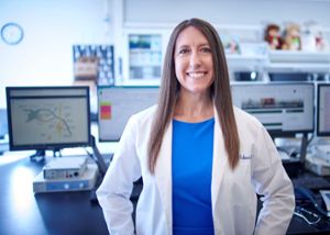 Image of Erica Wehrwein in her lab