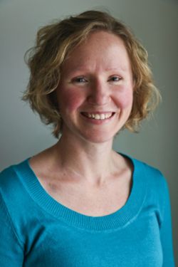 Headshot of Sarah Evans, associate professor